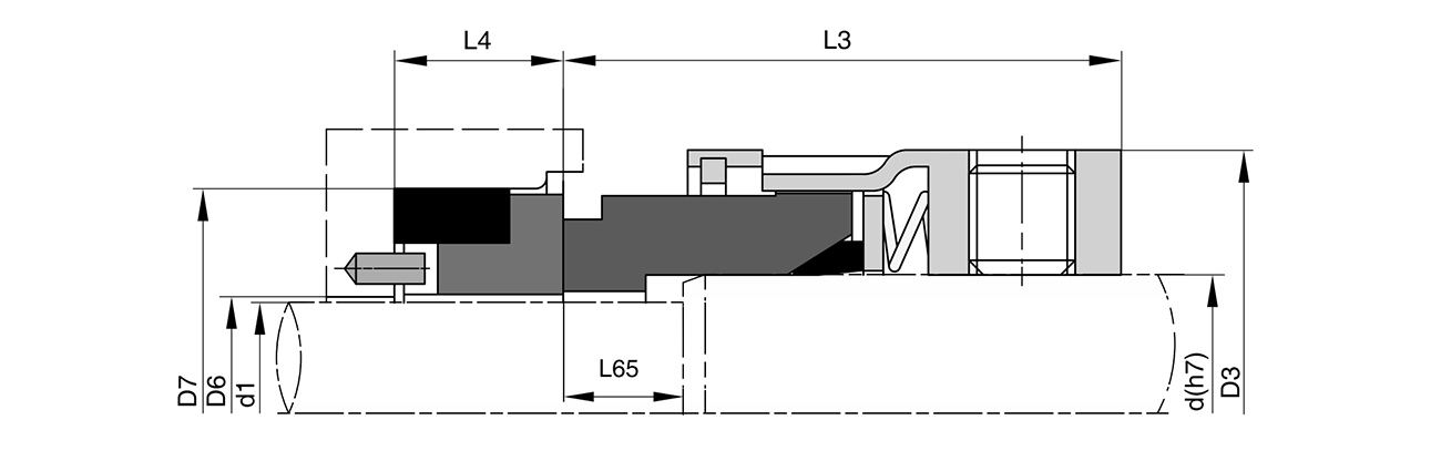 PQ16 installation view cross-section