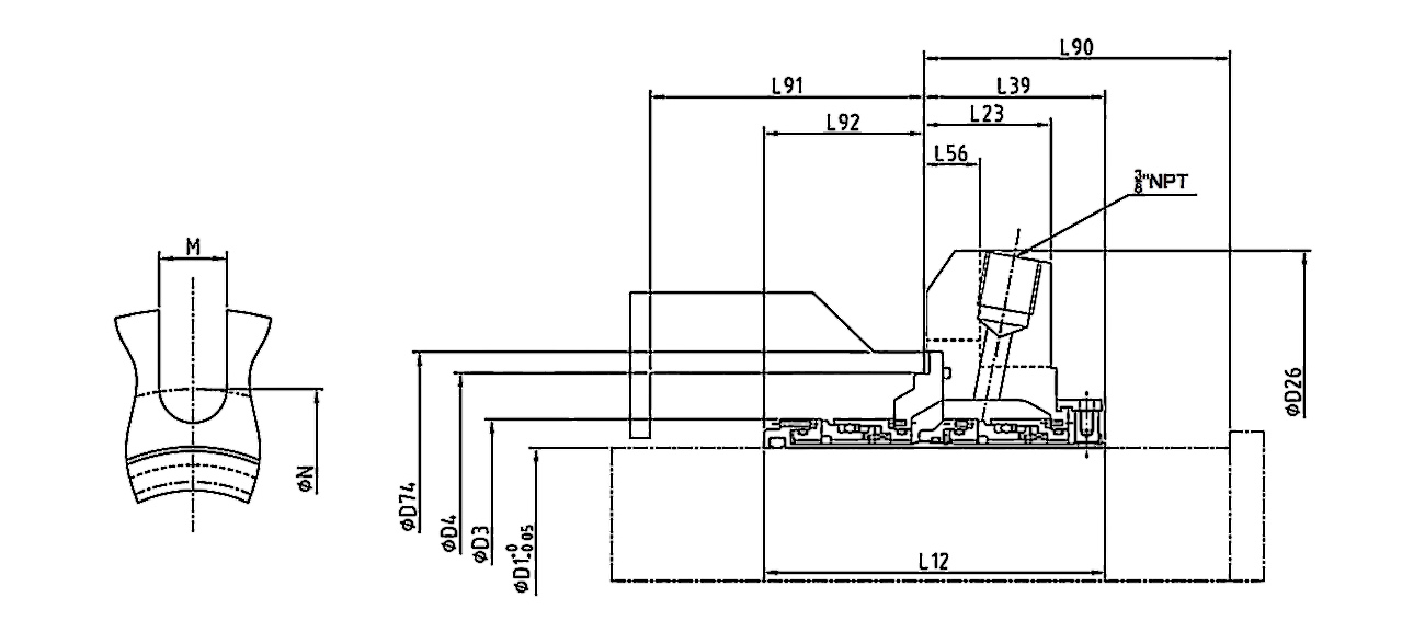 PZ47D Big Bore installation view