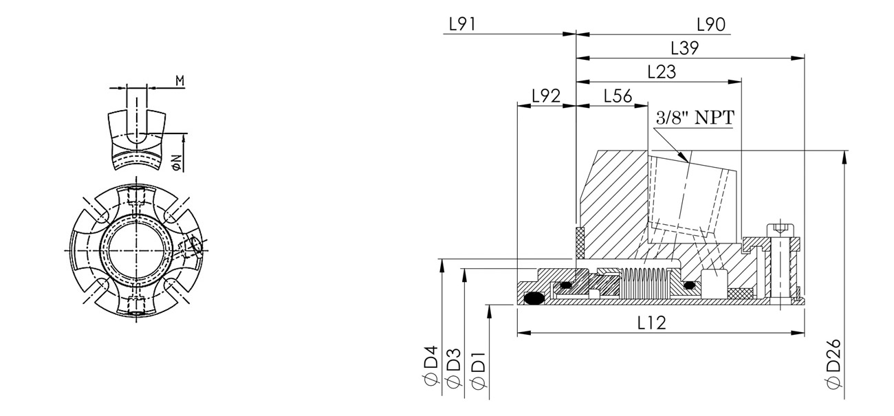 PZ05Q Standard installation view